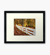 autumn landscape Framed Print