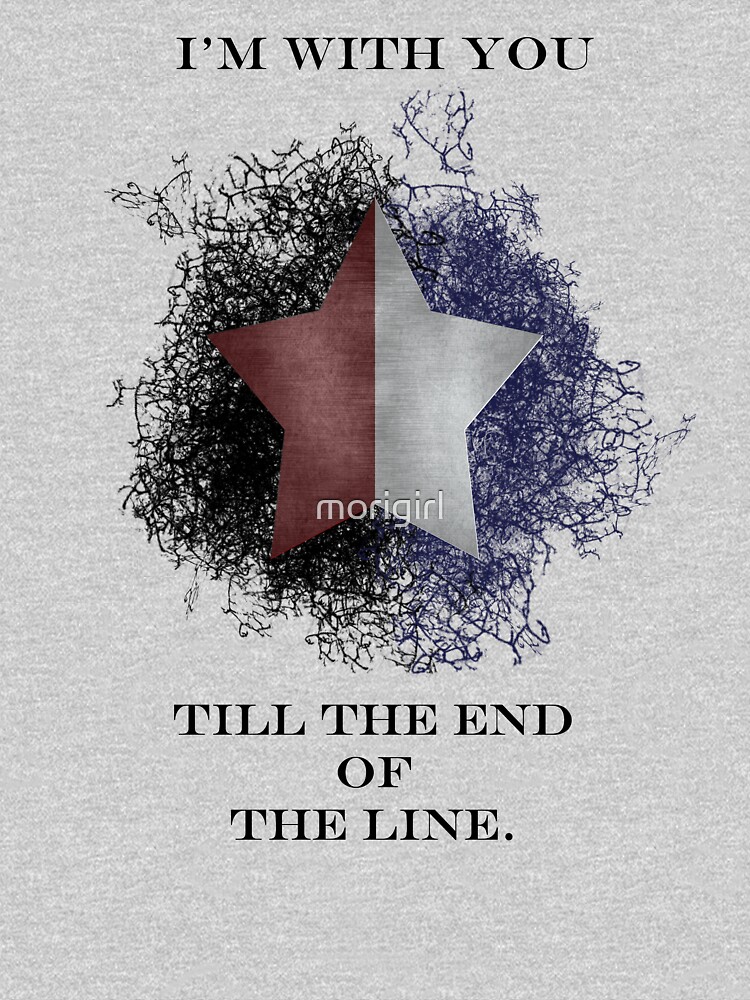  i m with you till the end of the line t shirt by morigirl redbubble