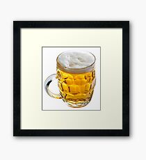 Beer drinking Framed Print