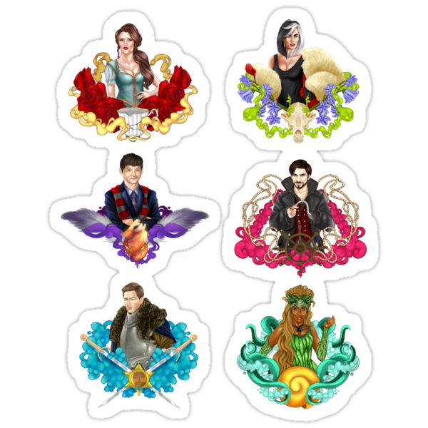 "Once Upon a Time" Stickers by AnnaSassi | Redbubble