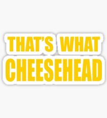 Cheesehead Stickers | Redbubble