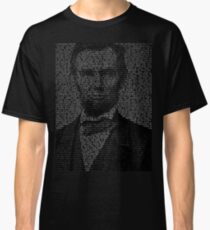Arbraham Lincoln - Gettysburg Address Classic T-Shirt