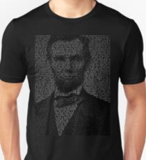 Arbraham Lincoln - Gettysburg Address Unisex T-Shirt