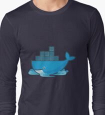 Docker Moby Whale Long Sleeve T-Shirt