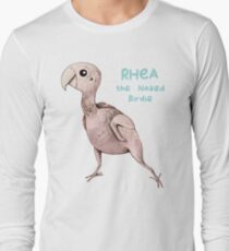 Rhea der nackte Piepmatz Langarmshirt