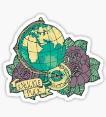 Knuckle Puck Globe Sticker