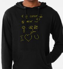 Nachtmensch Leichter Hoodie