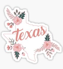 Blumen Texas Rosen Sticker
