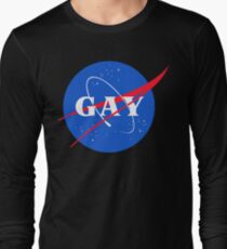 Nasa Gay Pride Logo T-shirt manches longues