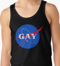 Camiseta de tirantes Nasa Gay Pride Logotipo