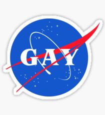 Nasa Gay Pride Logo Sticker