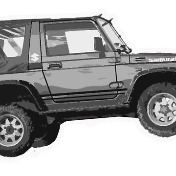 Suzuki Samurai SJ 410 Art Board Print for Sale by Groenendijk