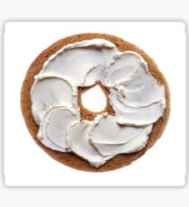 Bagel with Cream Cheese Sticker
