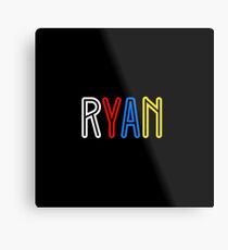 Ryan - Your Personalised Products Metal Print