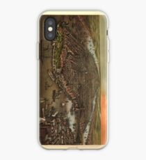 Vinilo o funda para iPhone Vintage Pictorial Map of New York City (1873)