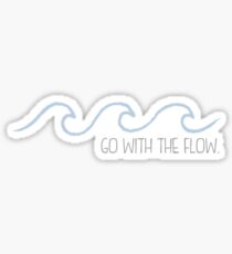 Go with the Flow Wave Sticker
