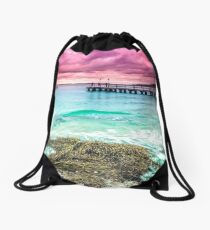 Best of Middleton Beach at Sunrise- Albany Drawstring Bag