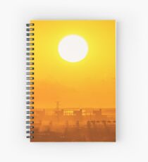 Shining Karratha at sunset Spiral Notebook