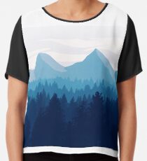 Blusa Paisaje mínimo de montaña