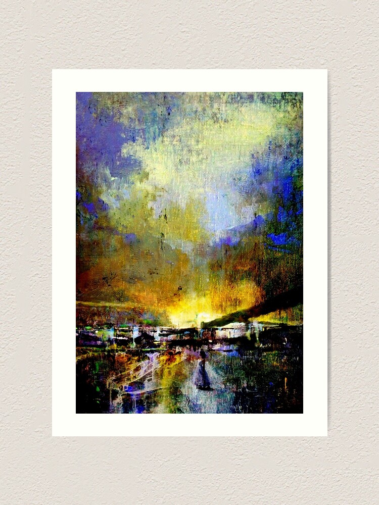 Alternate view of Crossroads Art Print