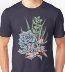 Midnight Succulents Unisex T-Shirt