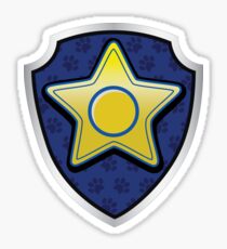 Chase - Police Pup-tag Sticker