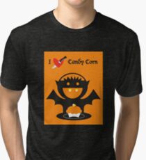 I Heart Candy Corn Tri-blend T-Shirt