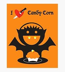 I Heart Candy Corn Photographic Print