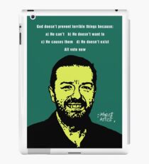 Ricky Gervais Atheist iPad Case/Skin
