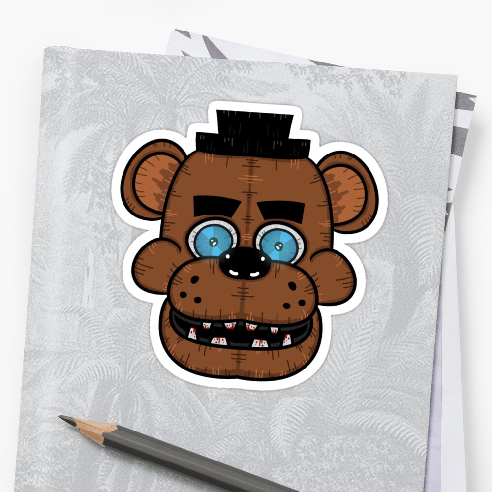 Fnaf Freddy Fazbear Sticker By Grumpyoctavian Redbubb - vrogue.co