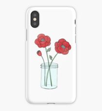 Poppies in a Jar iPhone Case