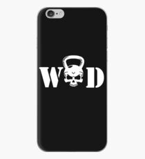 WOD Kettlebell Skull White iPhone Case
