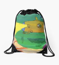 Yellow Submarine unda da sea! Drawstring Bag