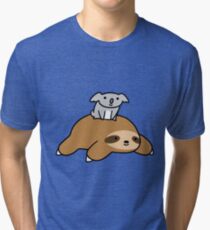Koala and Sloth Tri-blend T-Shirt