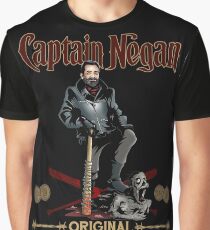 Negan Rum Grafik T-Shirt