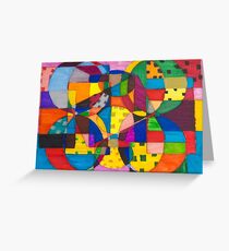 Abstract 1 - Heather Greeting Card