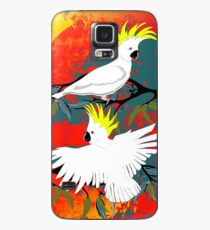 BushFire Sulfur Crested Cockatoos Case/Skin for Samsung Galaxy