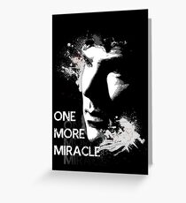 Sherlock - One More Miracle Greeting Card