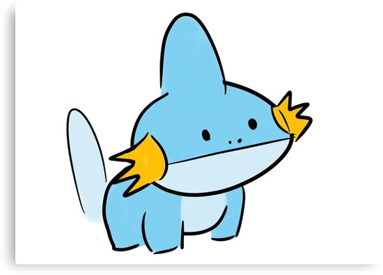 mudkip canvas prints by