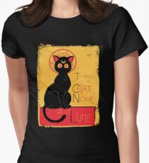 Chat Noir de la Lune - v.2.0 Women's Fitted T-Shirt