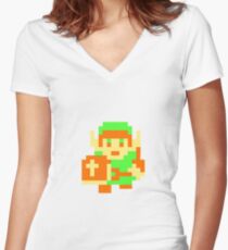 Zelda Women's Fitted V-Neck T-Shirt