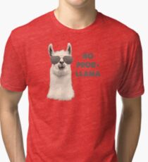 No Problem Llama Tri-blend T-Shirt