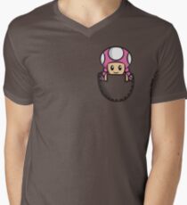 Pocket Toadette Men's V-Neck T-Shirt