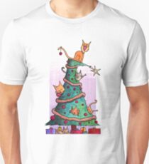 Christmas Cats Unisex T-Shirt