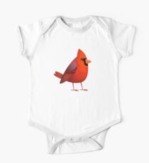 Maskierter Cardinalis Baby Body Kurzarm