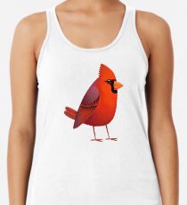 Masked Cardinalis Racerback Tank Top