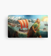 Maelstrom Mural - Viking Canvas Print
