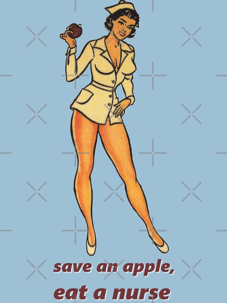 Save An Apple Eat A Nurse Vintage Pinup Girl By Hilda74 Save An Apple Eat A Nurse Vintage Pinup Girl By Hilda74