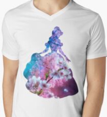 Flower Garden inspired Character Men's V-Neck T-Shirt