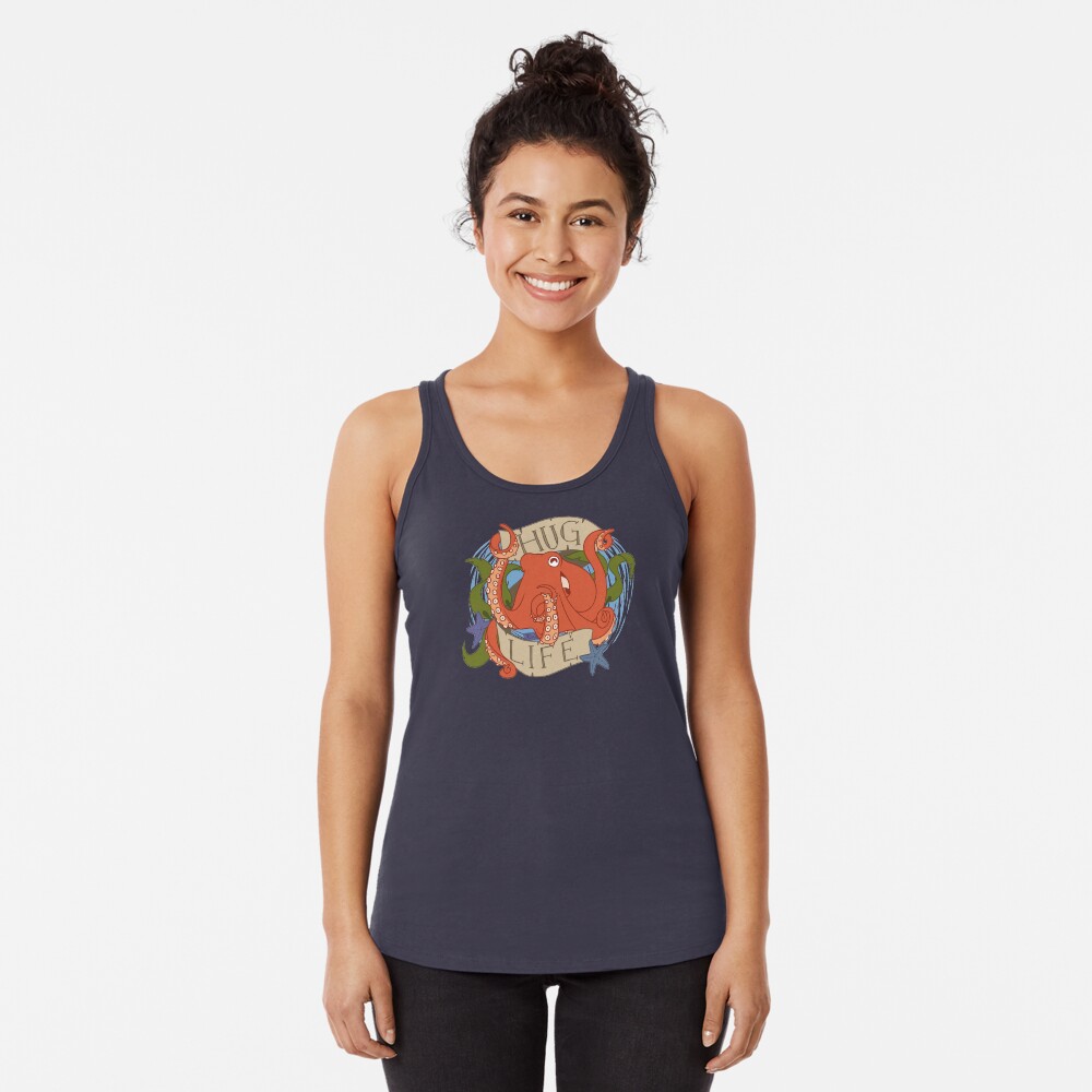 Octopus - HUG LIFE Racerback Tank Top